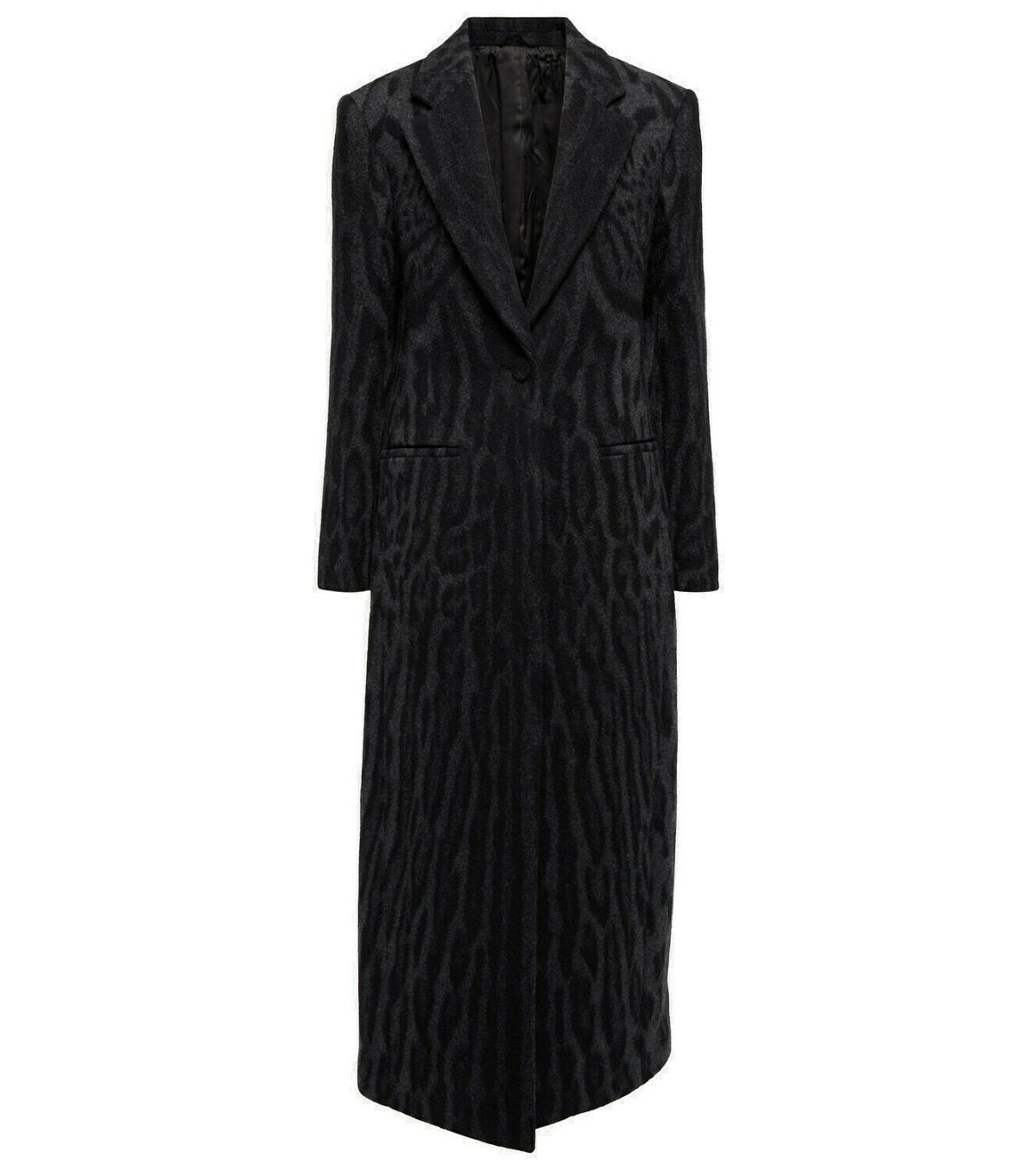 Givenchy - Leopard-print jacquard wool coat Givenchy
