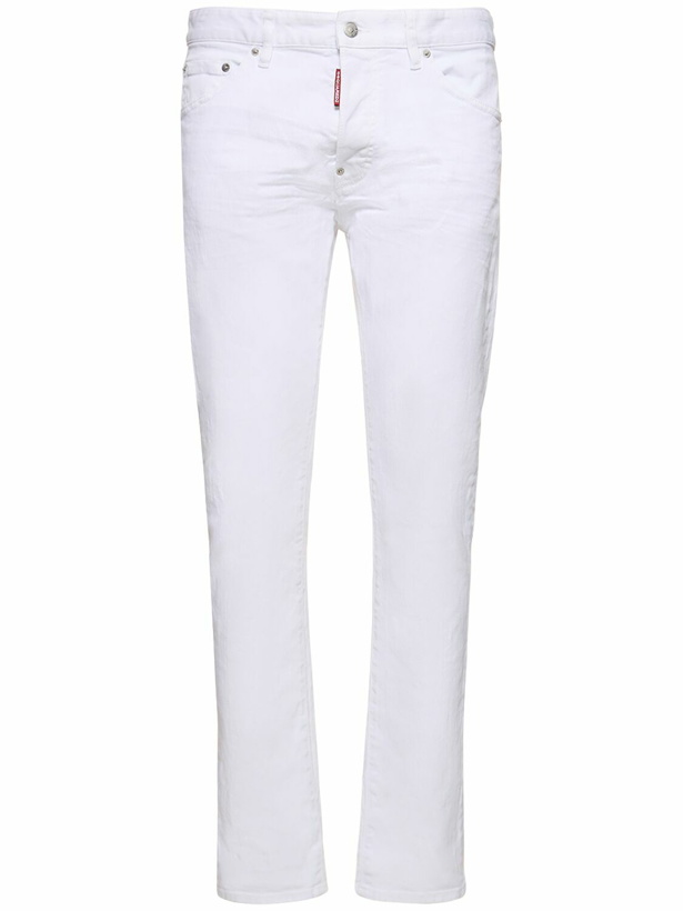 Photo: DSQUARED2 - Cool Guy White Bull Cotton Denim Jeans