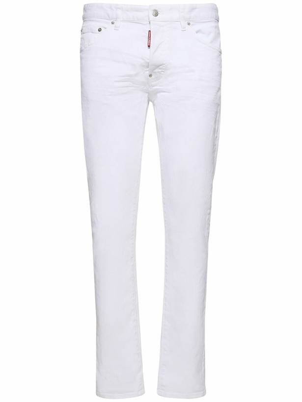 Photo: DSQUARED2 - Cool Guy White Bull Cotton Denim Jeans