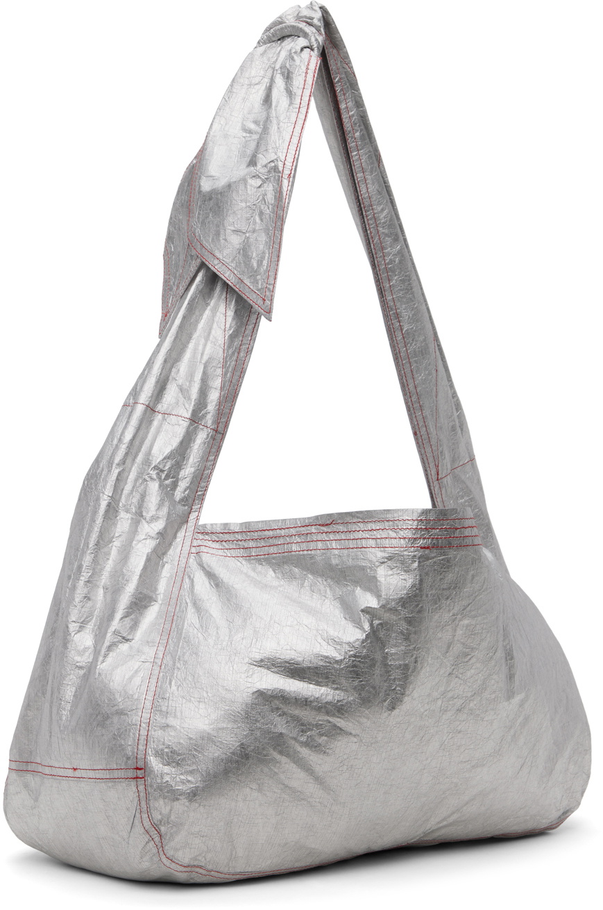 SC103 SSENSE Exclusive Silver Cocoon Sac Tote