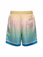 CASABLANCA Silk Shorts with Drawstring