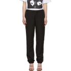Polythene* Optics Black Poplin Logo Lounge Pants