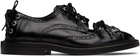 Simone Rocha Black Multi-Lace Cutout Brogues
