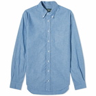 Gitman Vintage Men's Button Down Chambray Shirt in Blue