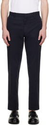 ZEGNA Navy Four-Pocket Trousers