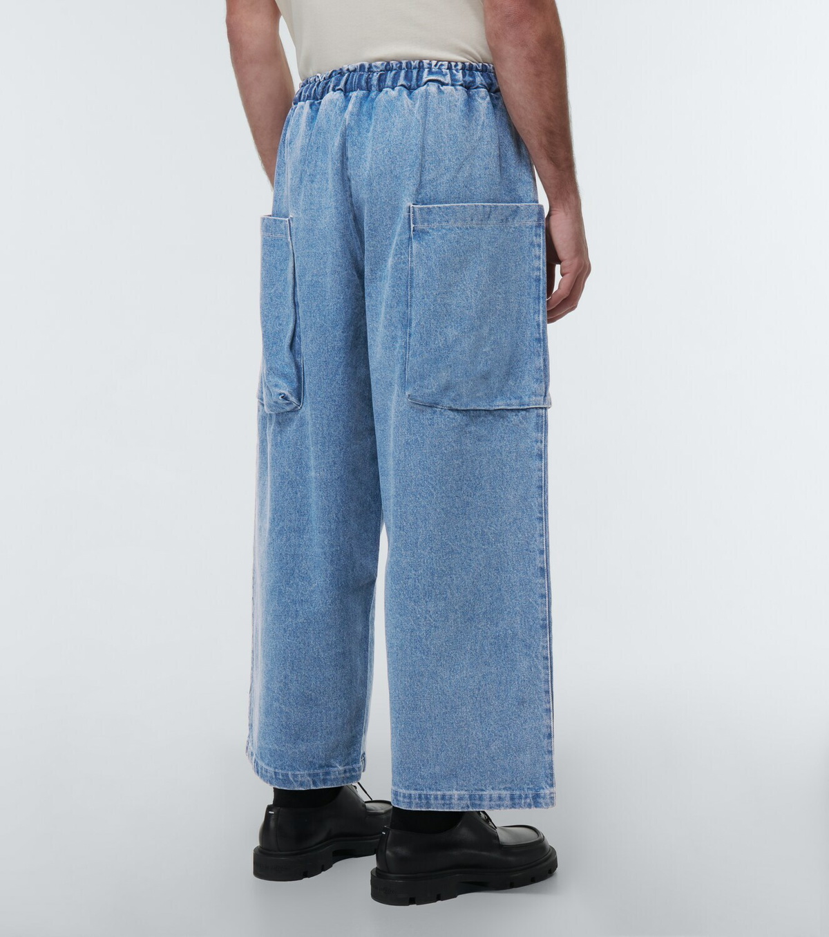 The Frankie Shop Cliff high-rise wide jeans The Frankie Shop