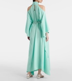 Taller Marmo Mambo halterneck belted kaftan
