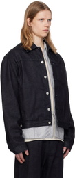 POST ARCHIVE FACTION (PAF) Navy 8.0 Right Denim Jacket