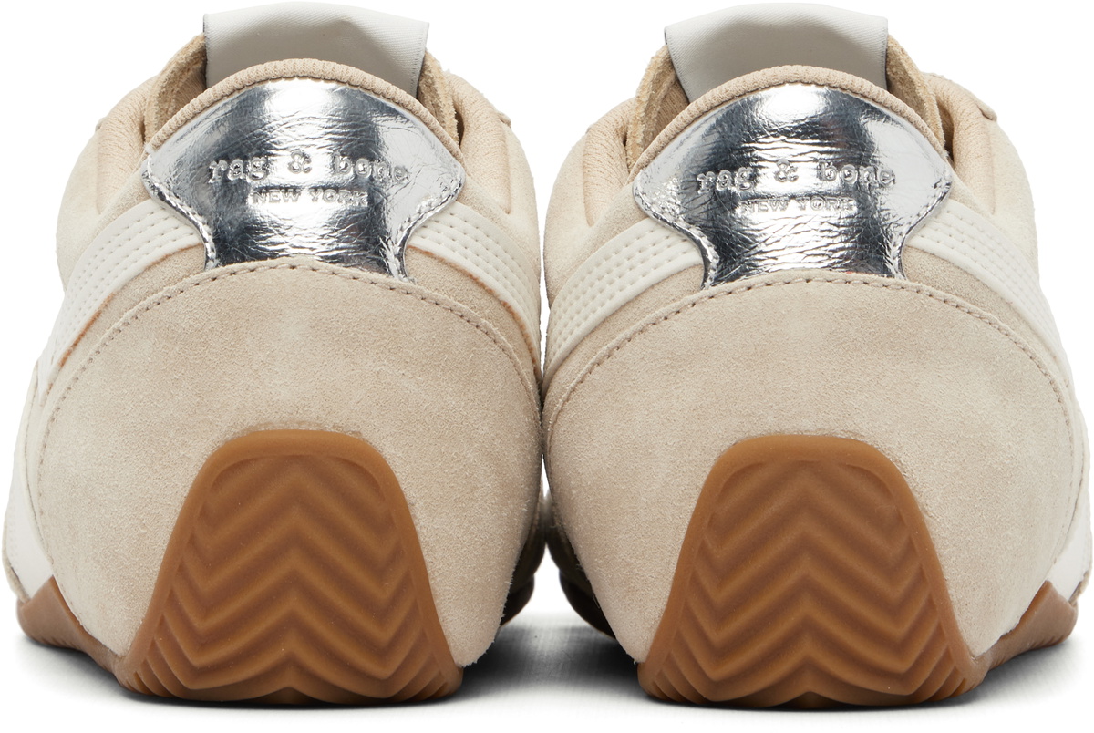 rag & bone Beige Retro Slim Ultra Runner Sneakers