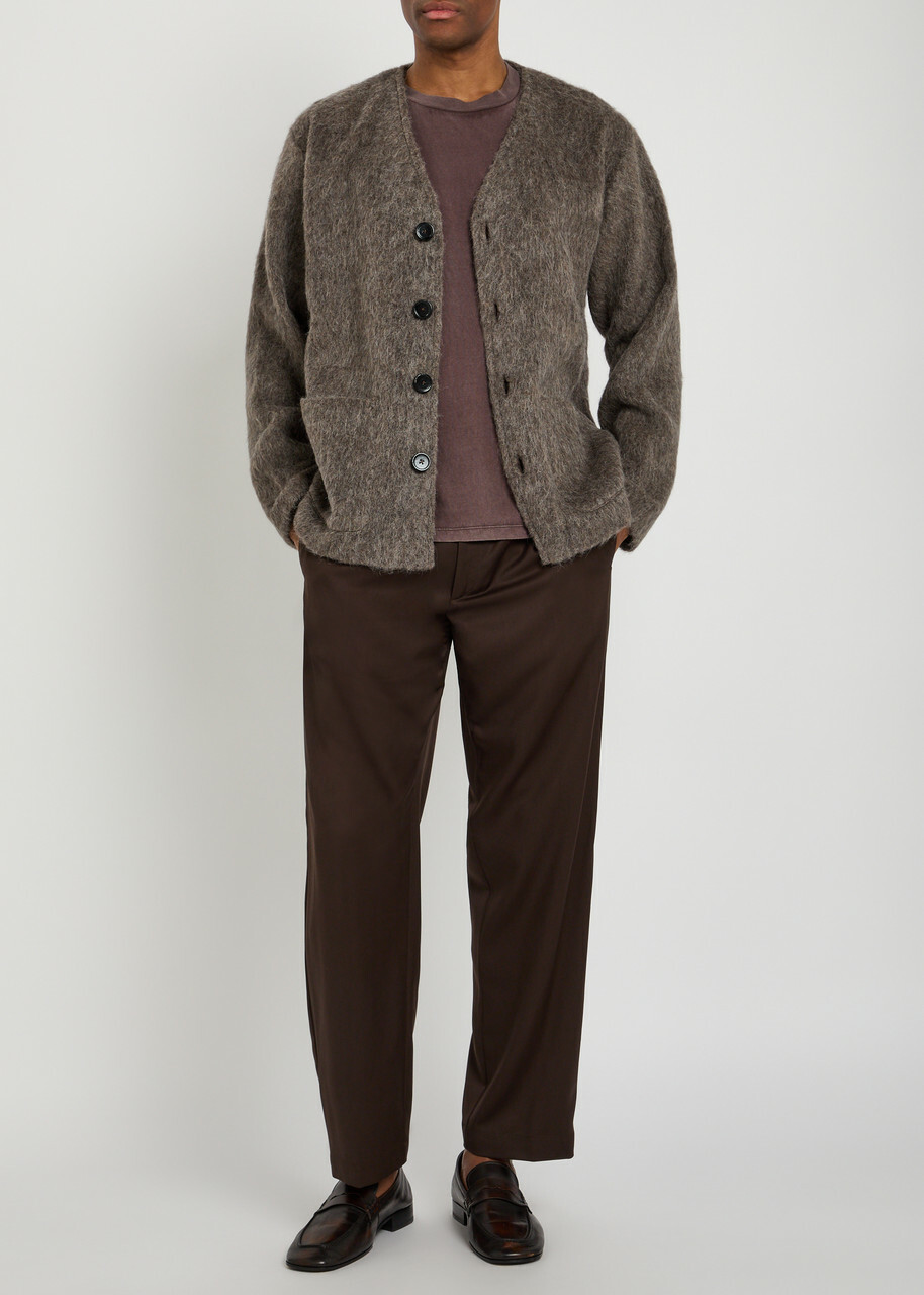 Our Legacy Brushed Knit Cardigan Grey