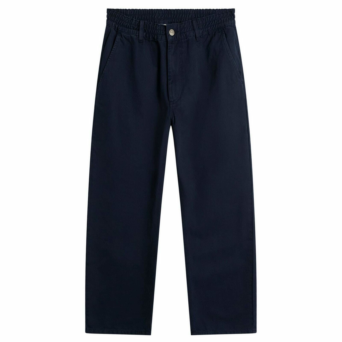 Foret Men's Clay Twill Trousers in Navy