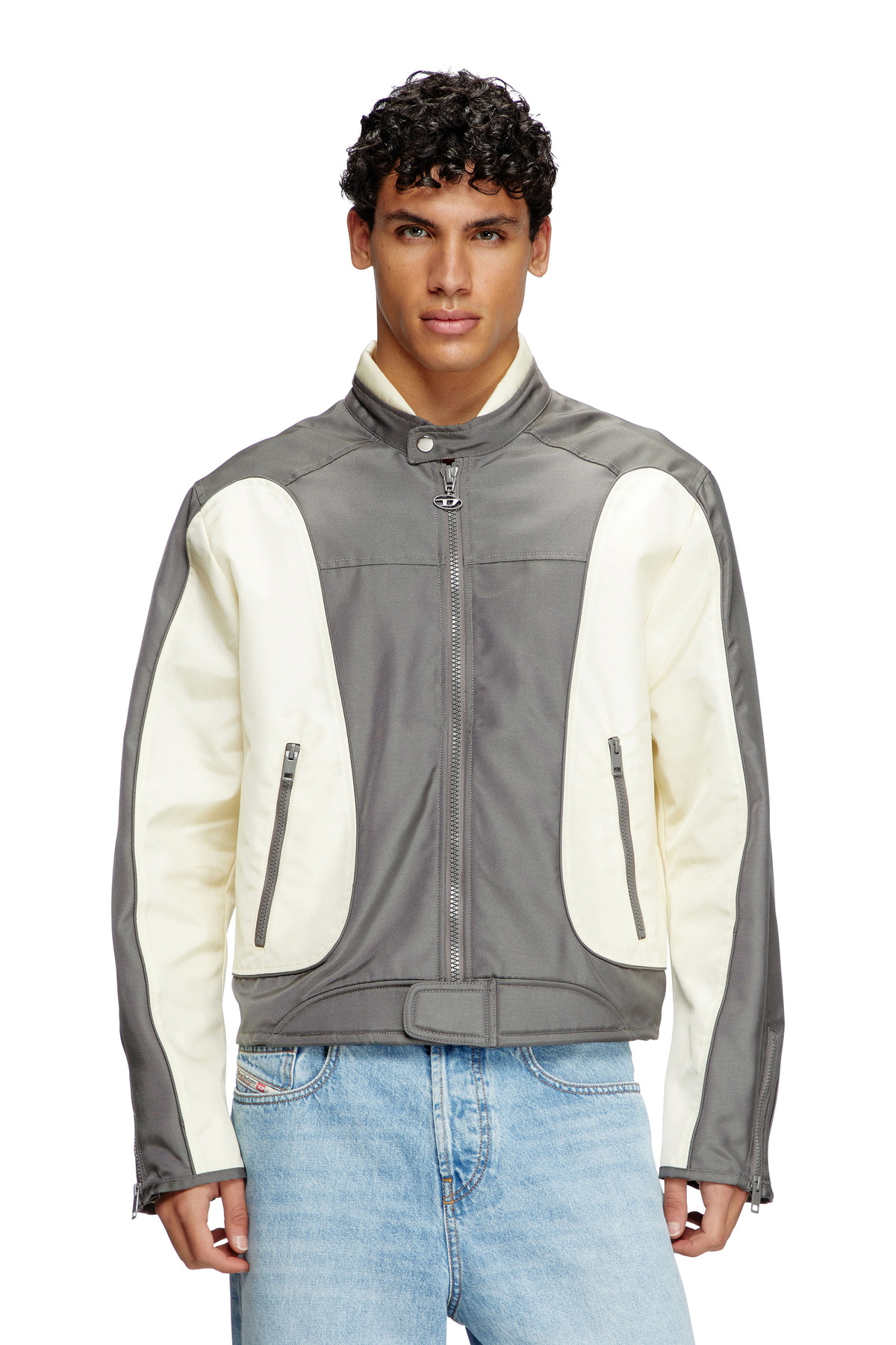 Diesel Black J-Antil Faux-Leather Jacket Diesel