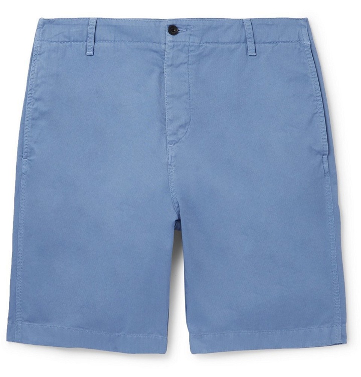Photo: Albam - Cotton-Twill Shorts - Blue