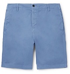 Albam - Cotton-Twill Shorts - Blue