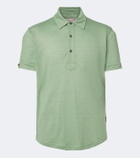 Orlebar Brown Sebastian linen jersey polo shirt