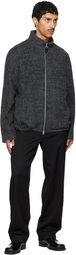 Solid Homme Gray Alpaca Jacket
