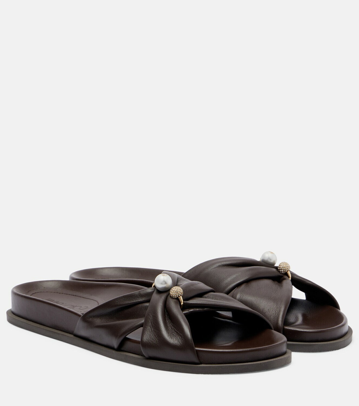 Jimmy Choo Rafi embellished leather sandals