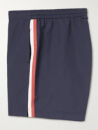 Orlebar Brown - Standard Striped Mid-Length Swim Shorts - Blue