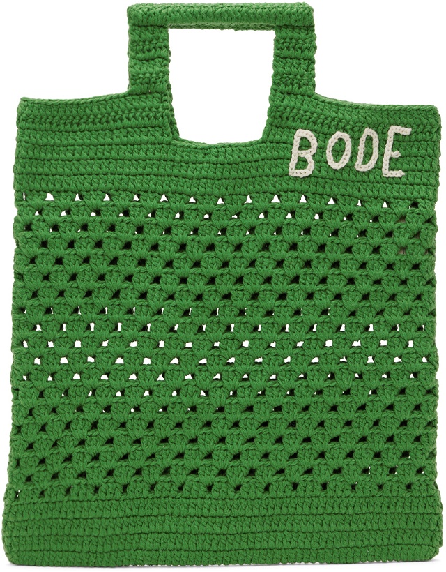 Photo: Bode Green Logo Tote