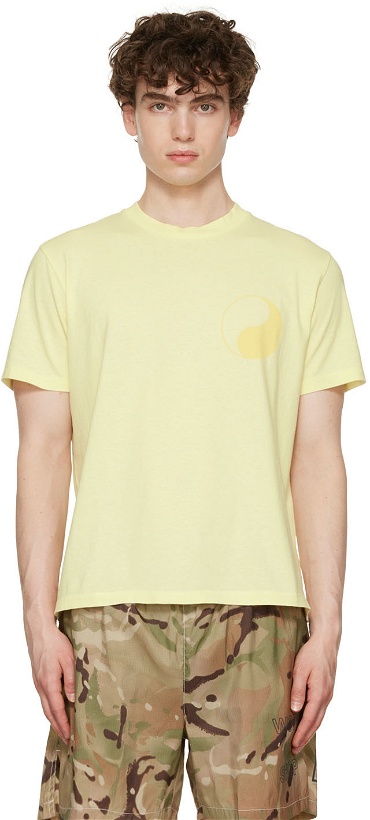 Photo: Our Legacy SSENSE Exclusive Yellow Our Legacy WORKSHOP Yin Yang T-Shirt