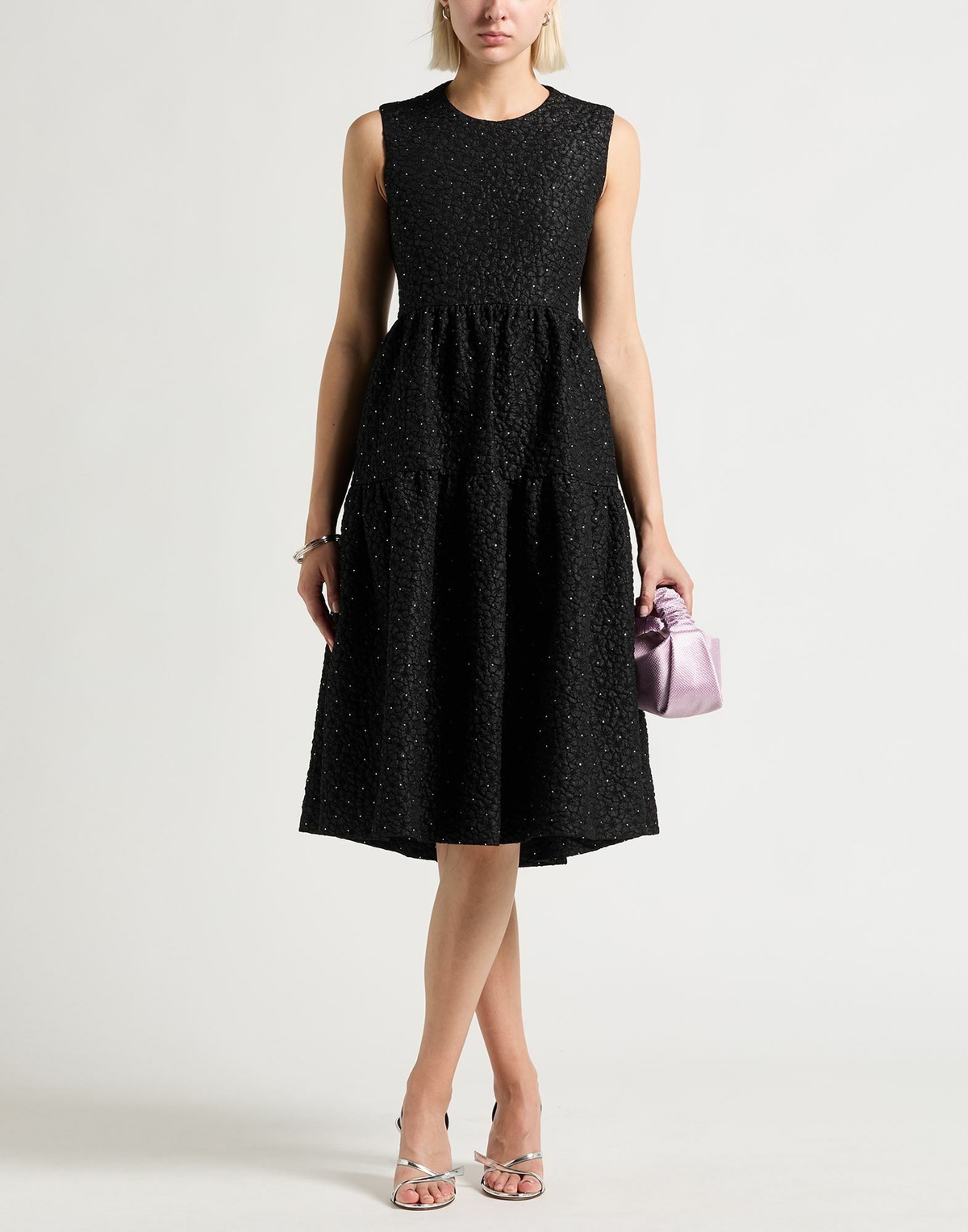 Maje Womens Midi dress in Black