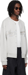 WOOYOUNGMI Gray Cardigan Sweatshirt