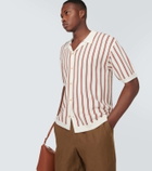 King & Tuckfield Striped wool shirt