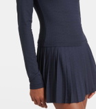 Tory Sport Cropped jacquard top