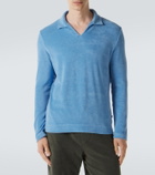 Fedeli Cotton terry polo shirt