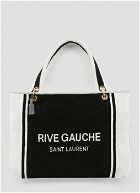 Saint Laurent - Rive Gauche Towel Tote Bag in Black