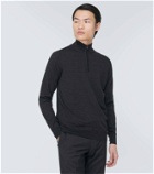 Sunspel Wool quarter-zip sweater
