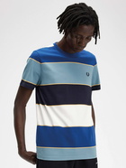 Fred Perry T Shirt Blue   Mens