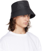 Wooyoungmi Black Nylon Bucket Hat