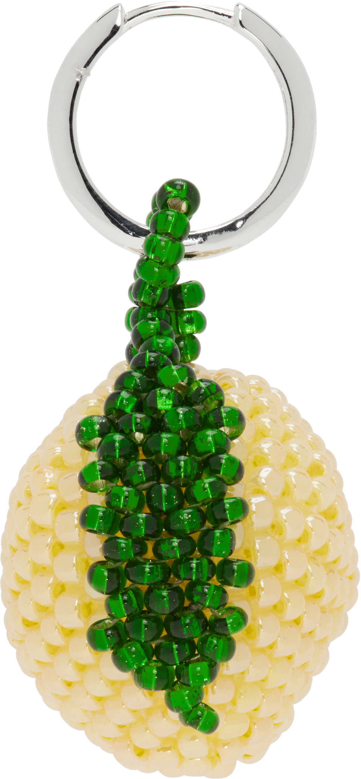 Pura Utz Yellow & Green Lemon Single Earring