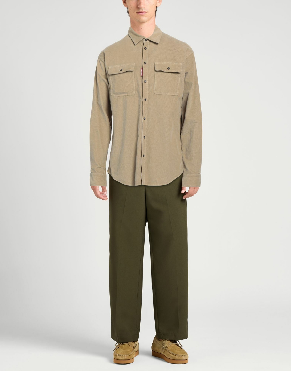 Dsquared2 Mens Shirt Sand