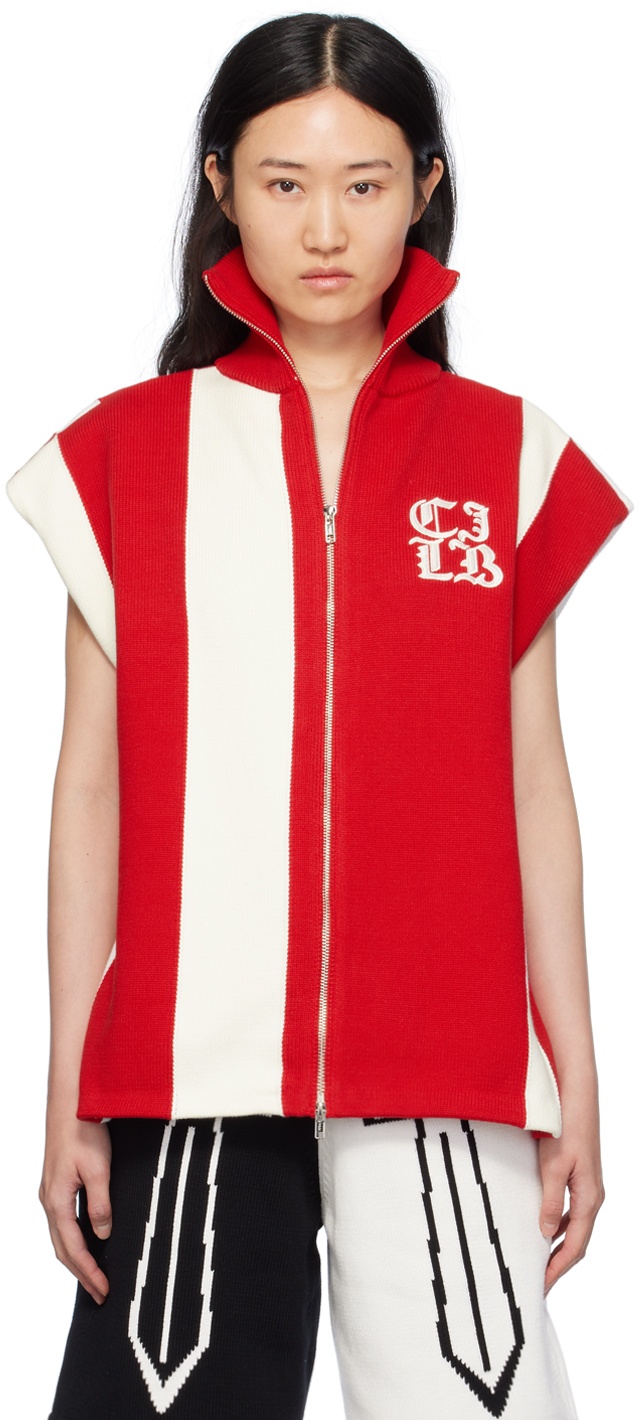 Photo: Charles Jeffrey LOVERBOY Red & White Stripe Vest