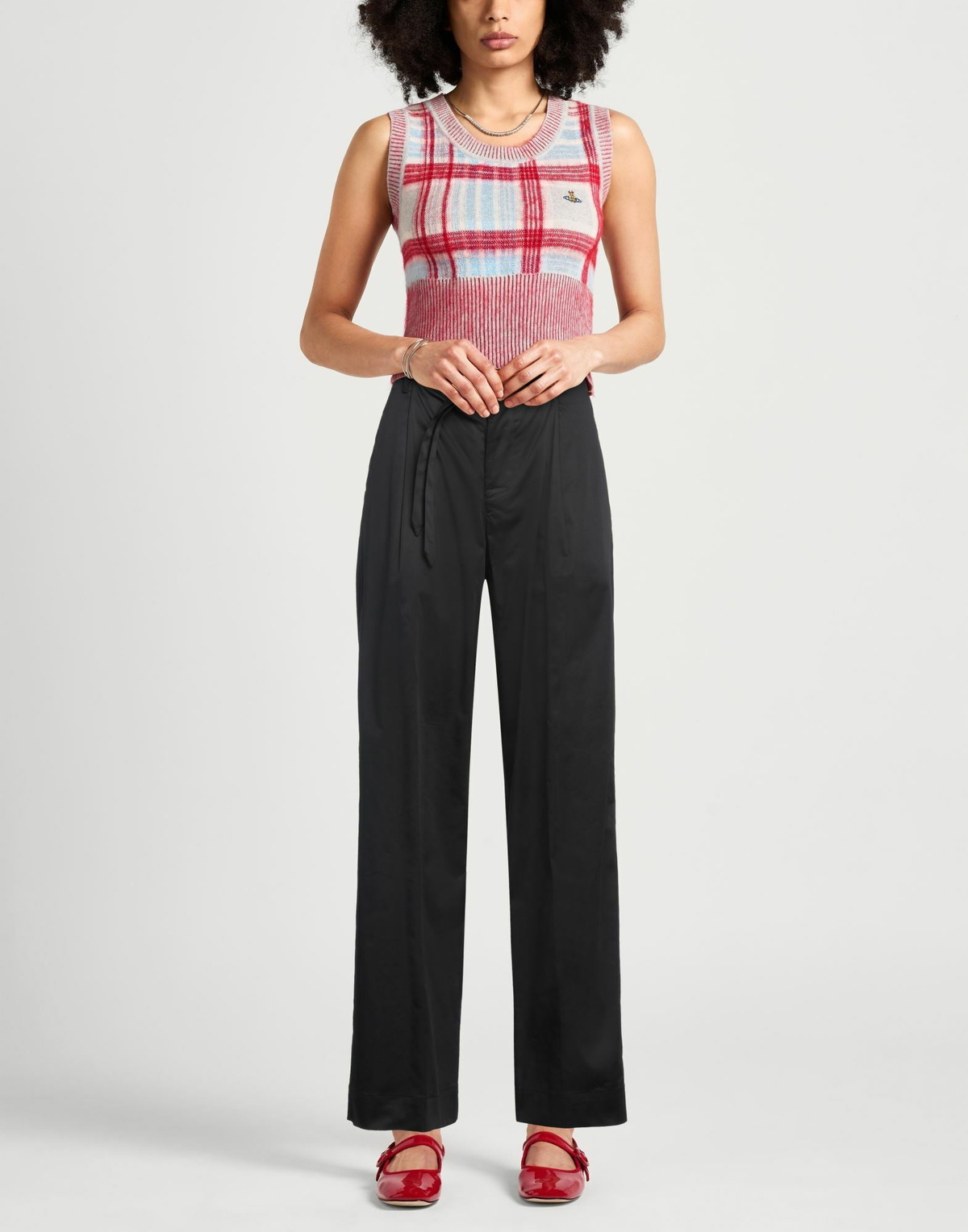 Laneus Womens Pants in Black