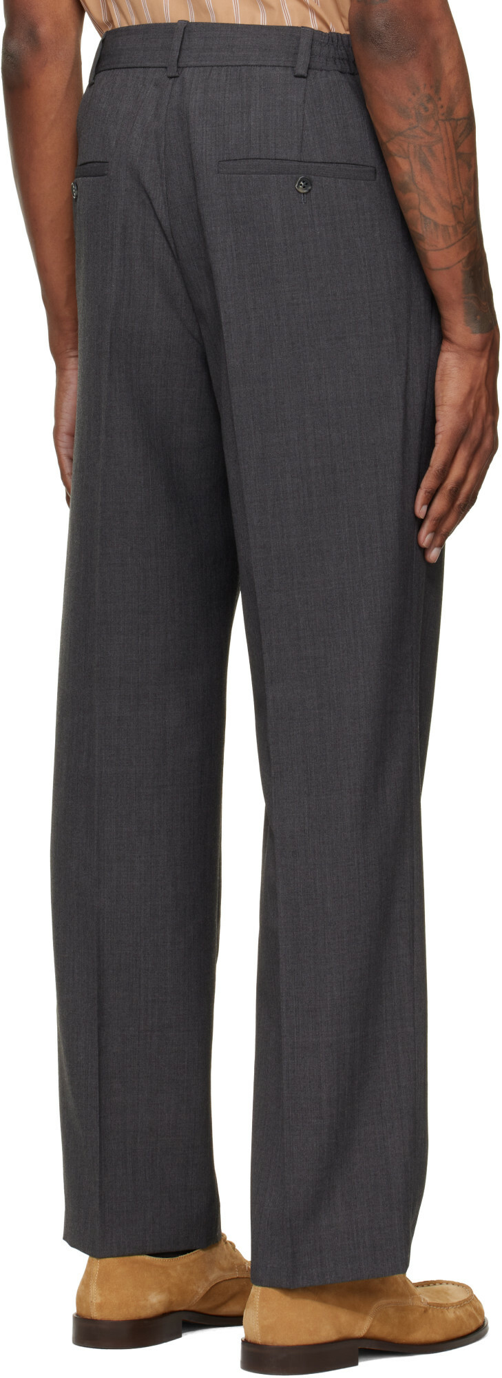 A.P.C. Gray Dylan Trousers
