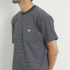 Danton Men's Pocket T-Shirt in Black/White Stripe