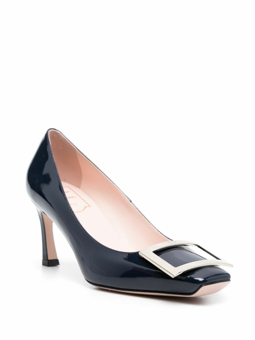 Escarpins Roger Vivier Spuntata Gigi - Bout Pointu Rouge, Boucle Or - Taille 40,5 Neuf Avec Boîte