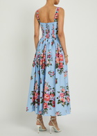 Dolce & Gabbana Floral-print Cotton-poplin Maxi Dress Multicoloured 1