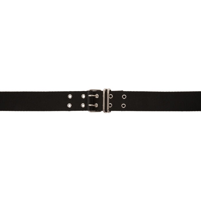 Photo: Givenchy Black Roll Buckle Long Webbing Belt