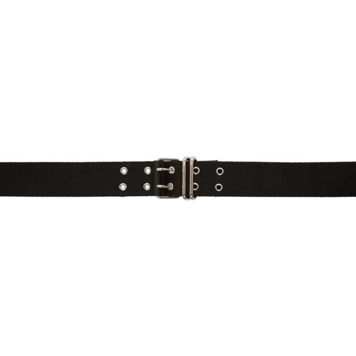 Photo: Givenchy Black Roll Buckle Long Webbing Belt