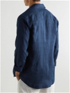 Orlebar Brown - Giles Slim-Fit Linen Shirt - Blue