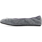 Gimaguas Gray Bailarina Felt Ballerina Flats