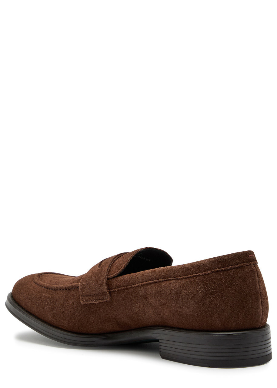 Paul Smith Pierce Suede Loafers Brown