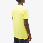 Moncler Men's Heart Logo T-Shirt in Yellow