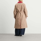 Damson Madder Women's Anja Reversible Honey Trench Coat in Tan