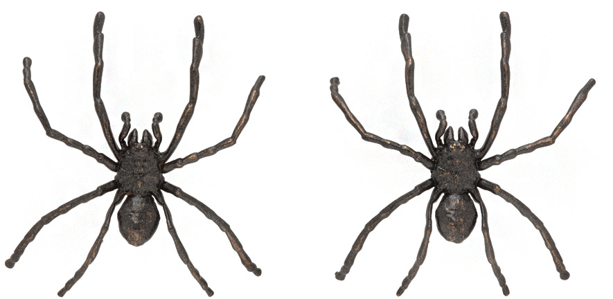 Y/Project Gunmetal Spider Earrings