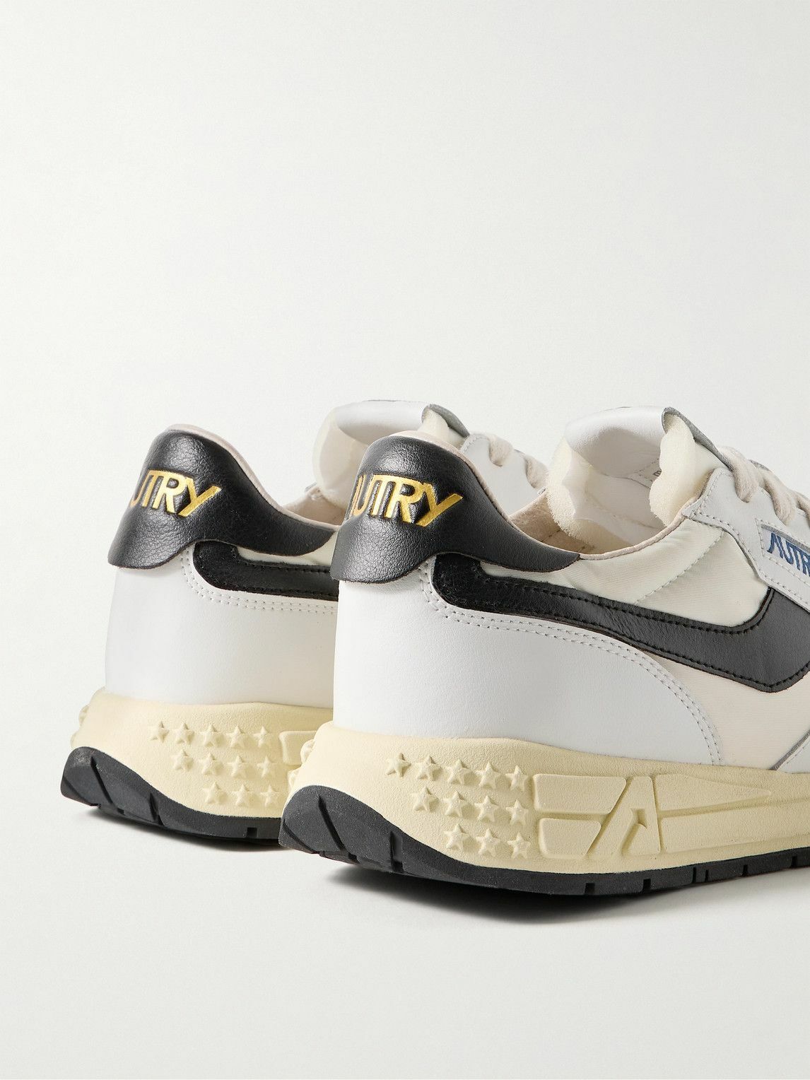 Autry - Reelwind Leather and Nylon Sneakers - Neutrals Autry